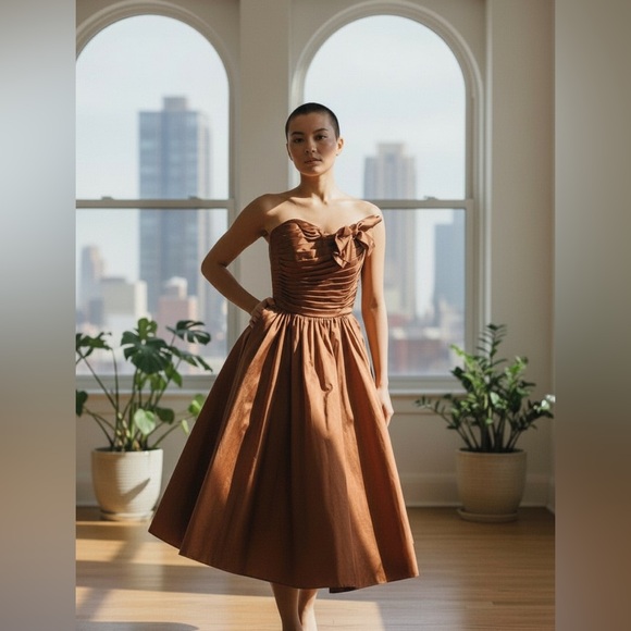 Mori Lee by Madeline Gardnerstrapless dress size 10/12